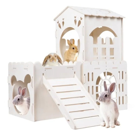 Large Rabbit House Wooden