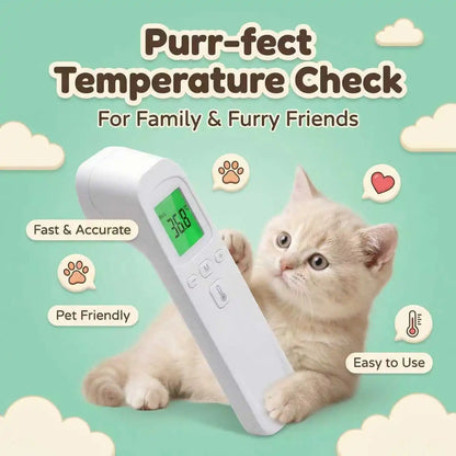 2-in-1 Accuracy Thermometer Portable Display Reading