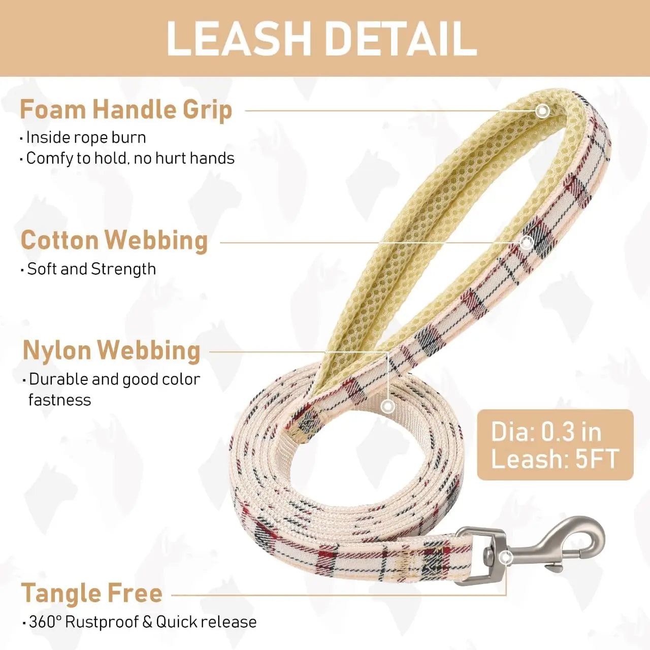 Harness Collar Leash Set,