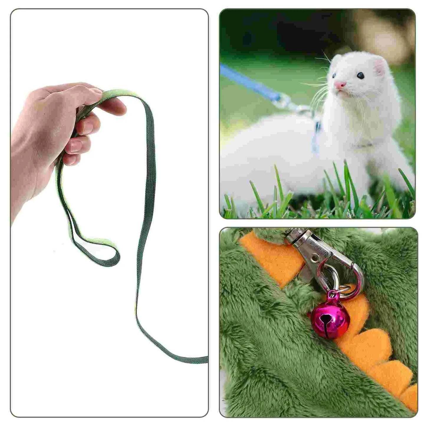 Cartoon Dragon Design Pet Harness Adjustable