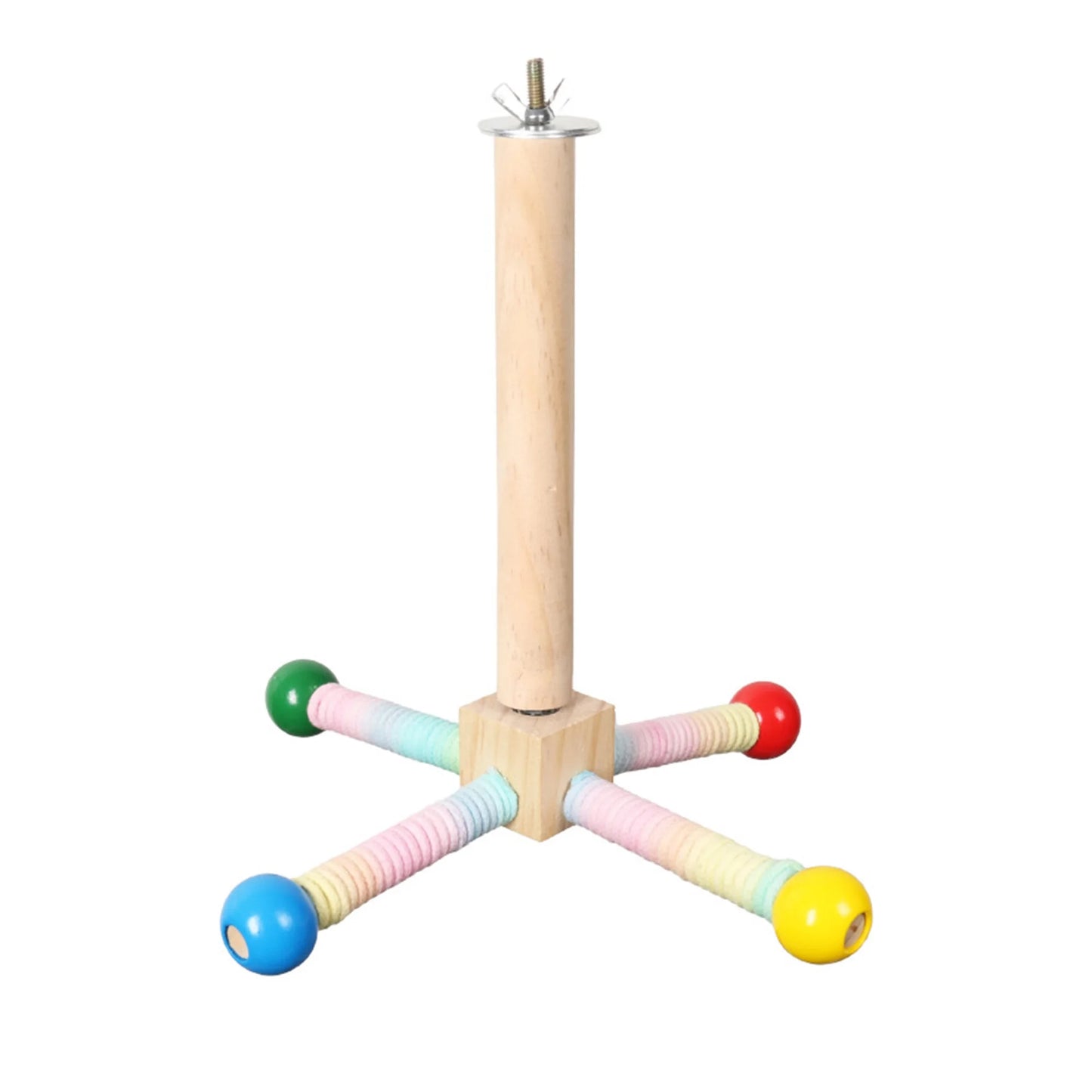 Wooden Climbing Ladder Swing with Bells