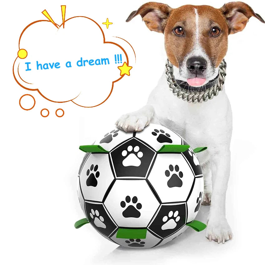 Interactive Football Toy with Grab Tabs