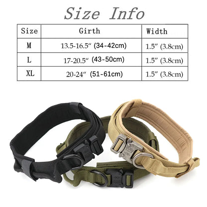 Training Collar Adjustable Tactical And Leash Set Control Handle
