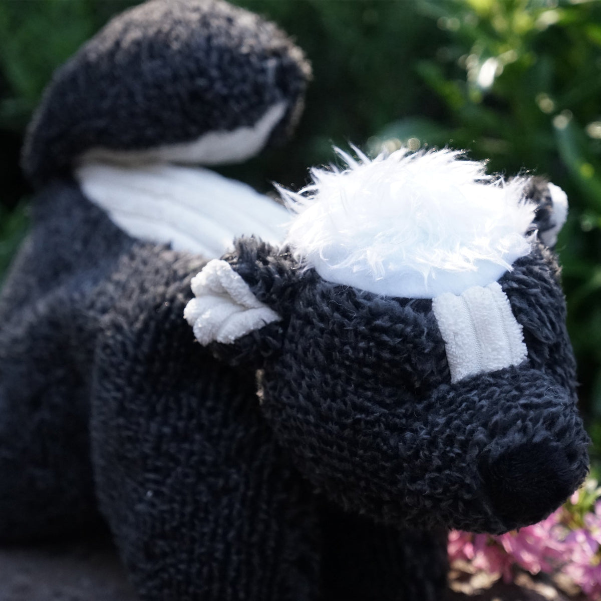 Squooshie™ Skunk Plush Dog Toy – Soft, Loosely Stuffed Cuddle Toy HuggleHounds