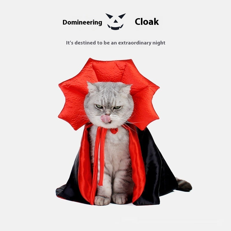 Cute Vampire Cloak Pet Costume – Halloween Cosplay Pet Zen