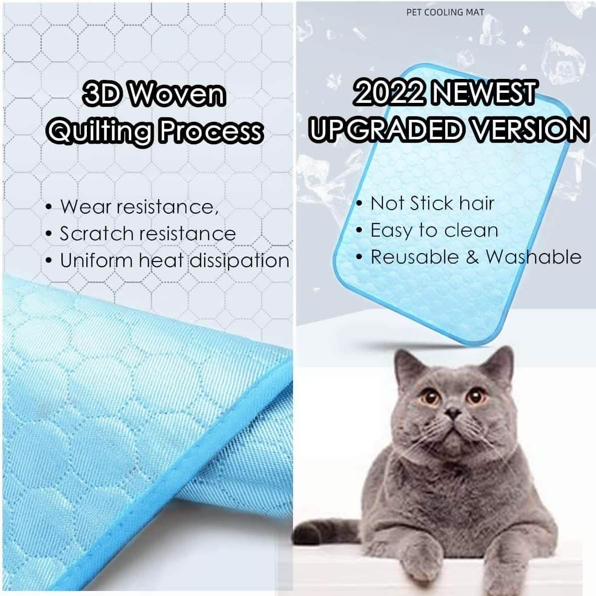 Self-Cooling Pet Mat | No Water or Electricity Needed | Washable Dog & Cat Cooling Pad | M–XXL DailySale