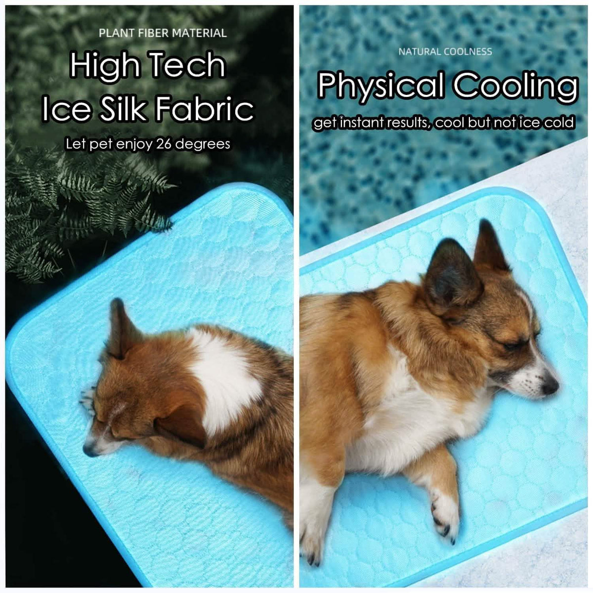 Self-Cooling Pet Mat | No Water or Electricity Needed | Washable Dog & Cat Cooling Pad | M–XXL DailySale
