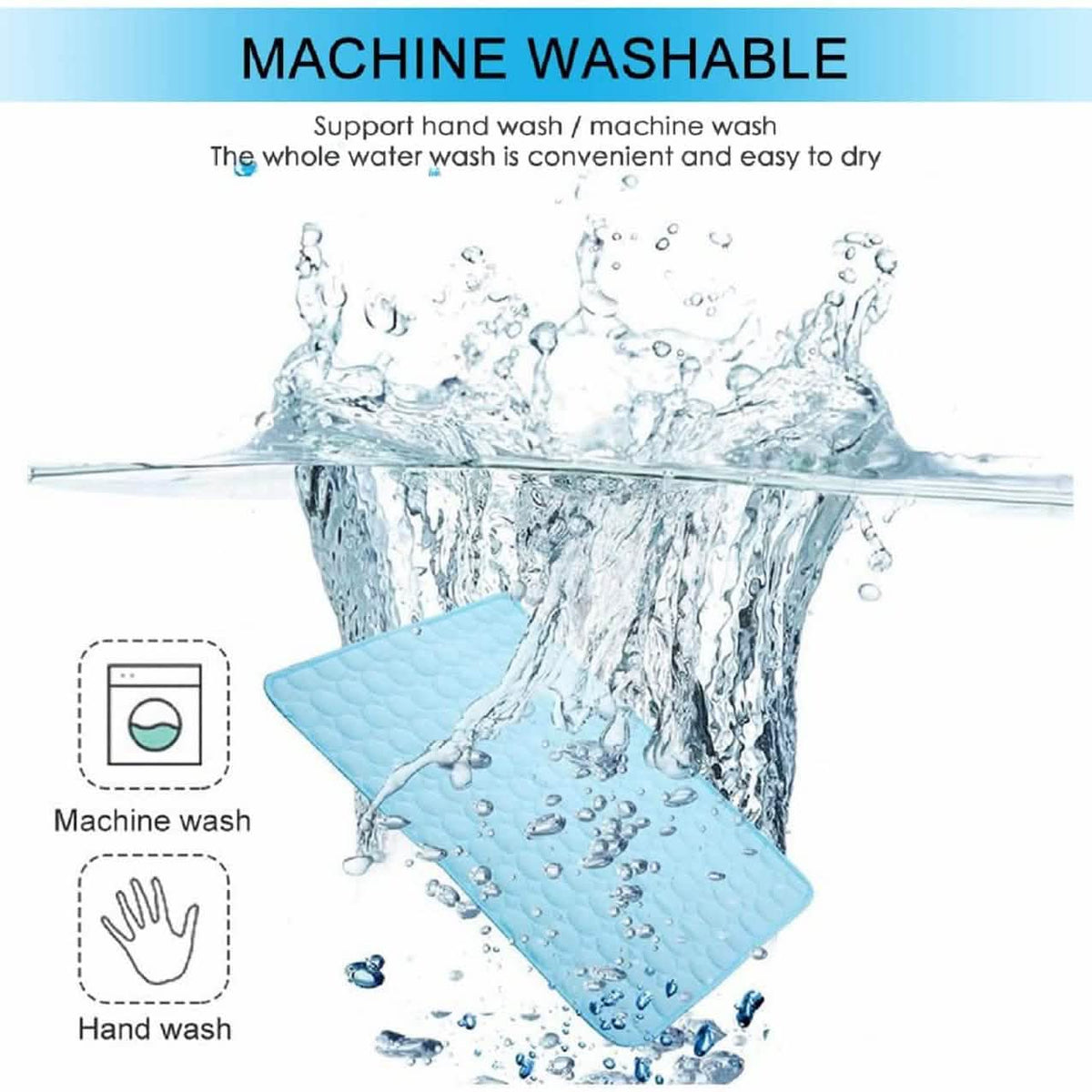 Self-Cooling Pet Mat | No Water or Electricity Needed | Washable Dog & Cat Cooling Pad | M–XXL DailySale