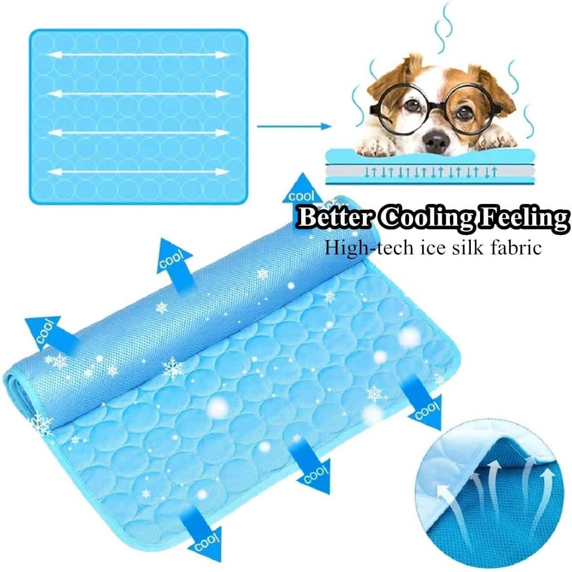Self-Cooling Pet Mat | No Water or Electricity Needed | Washable Dog & Cat Cooling Pad | M–XXL DailySale