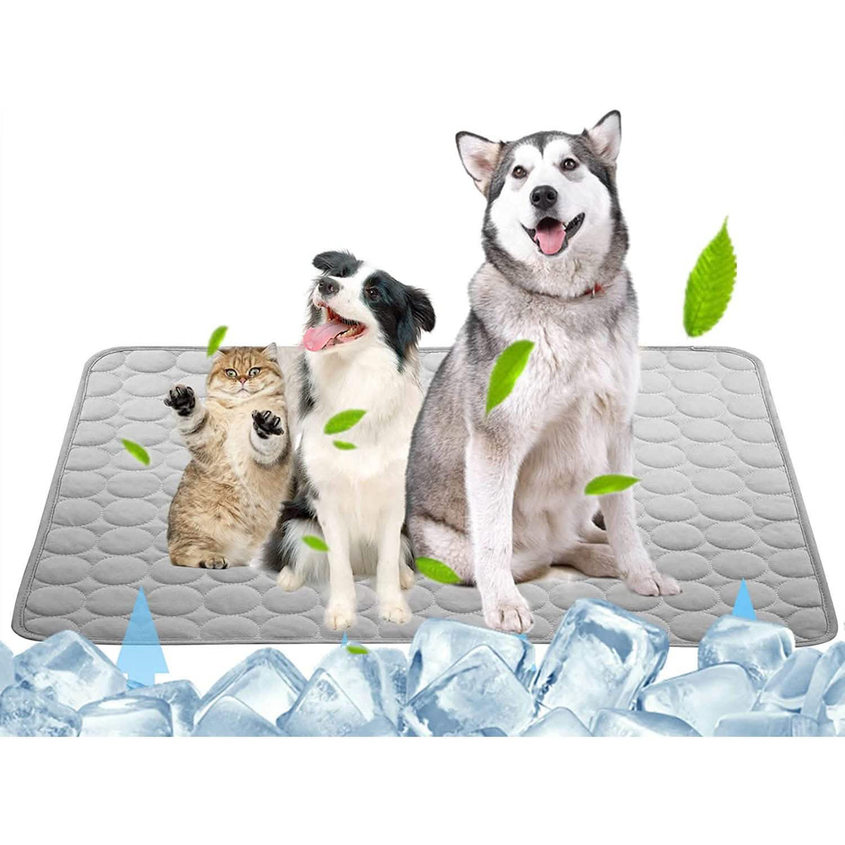 Self-Cooling Pet Mat | No Water or Electricity Needed | Washable Dog & Cat Cooling Pad | M–XXL DailySale