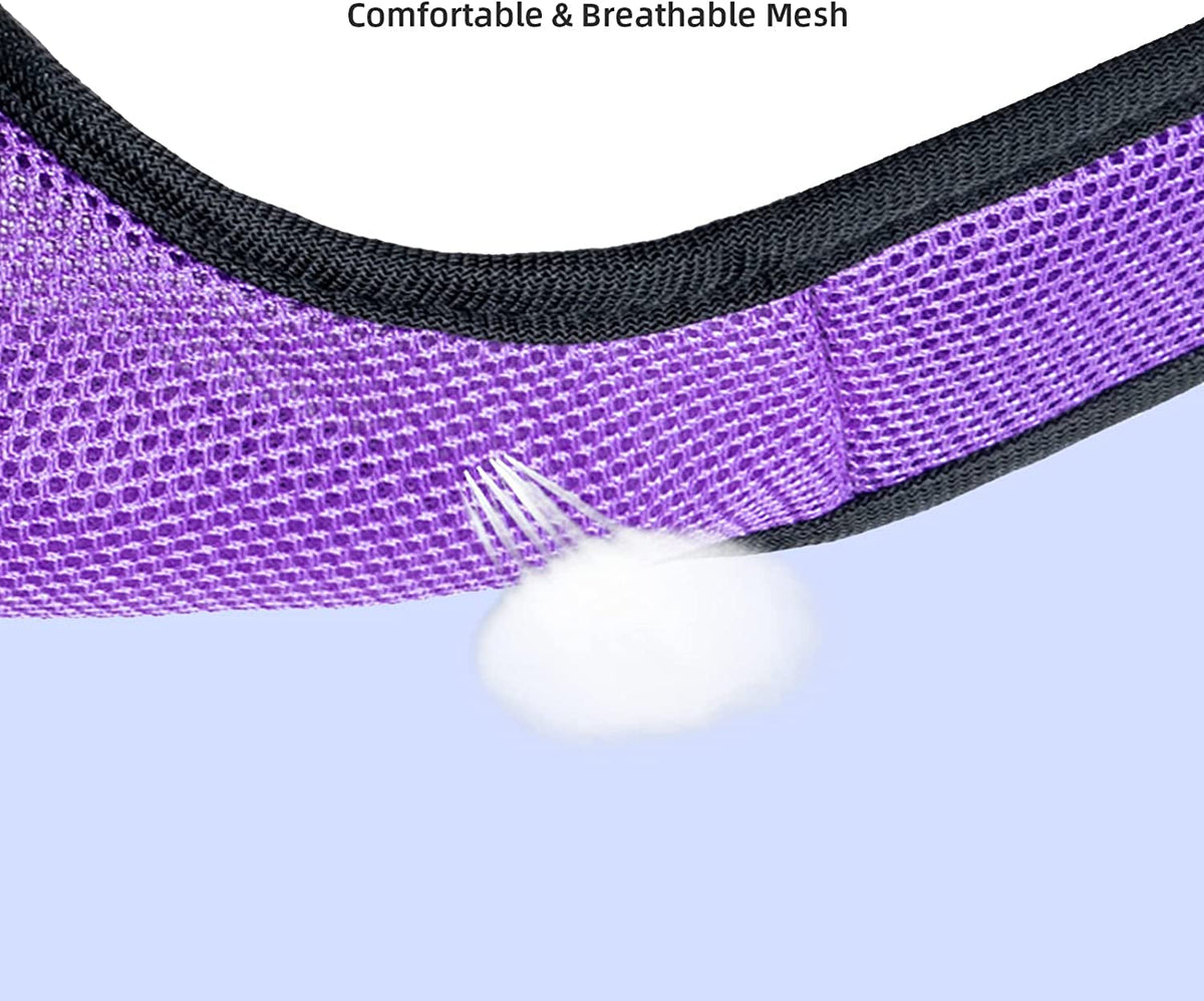Adjustable Soft Mesh Rabbit Harness with Elastic Leash – Medium, Pink MJ's Pet Closet