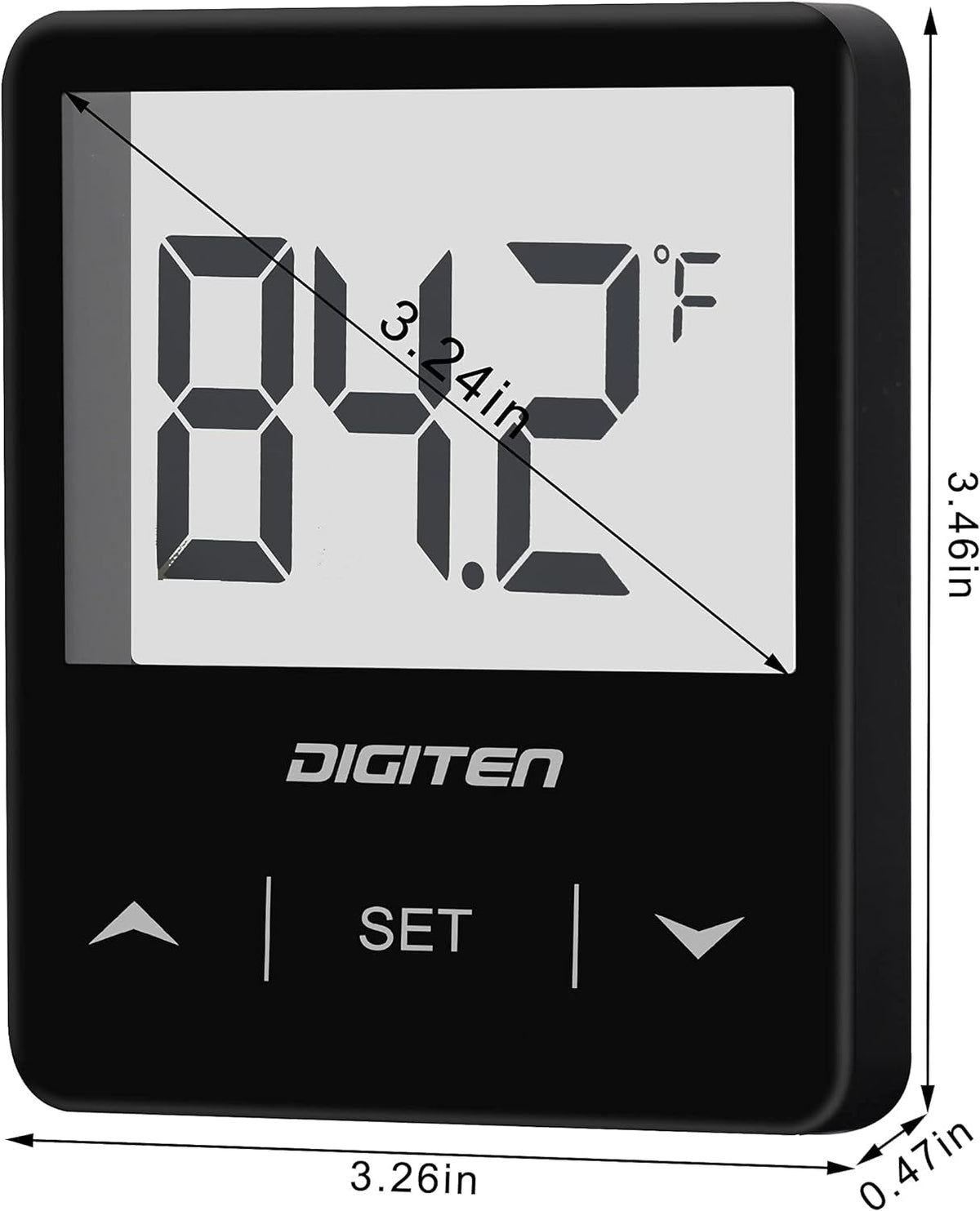 Digital Aquarium Thermometer – Cordless LCD Display MJ's Pet Closet