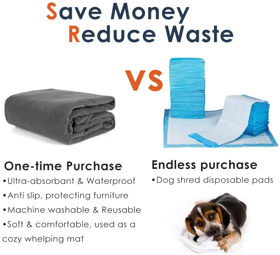 Washable Pee Pads for Dogs – Reusable, Super Absorbent & Non-Slip MJ's Pet Closet