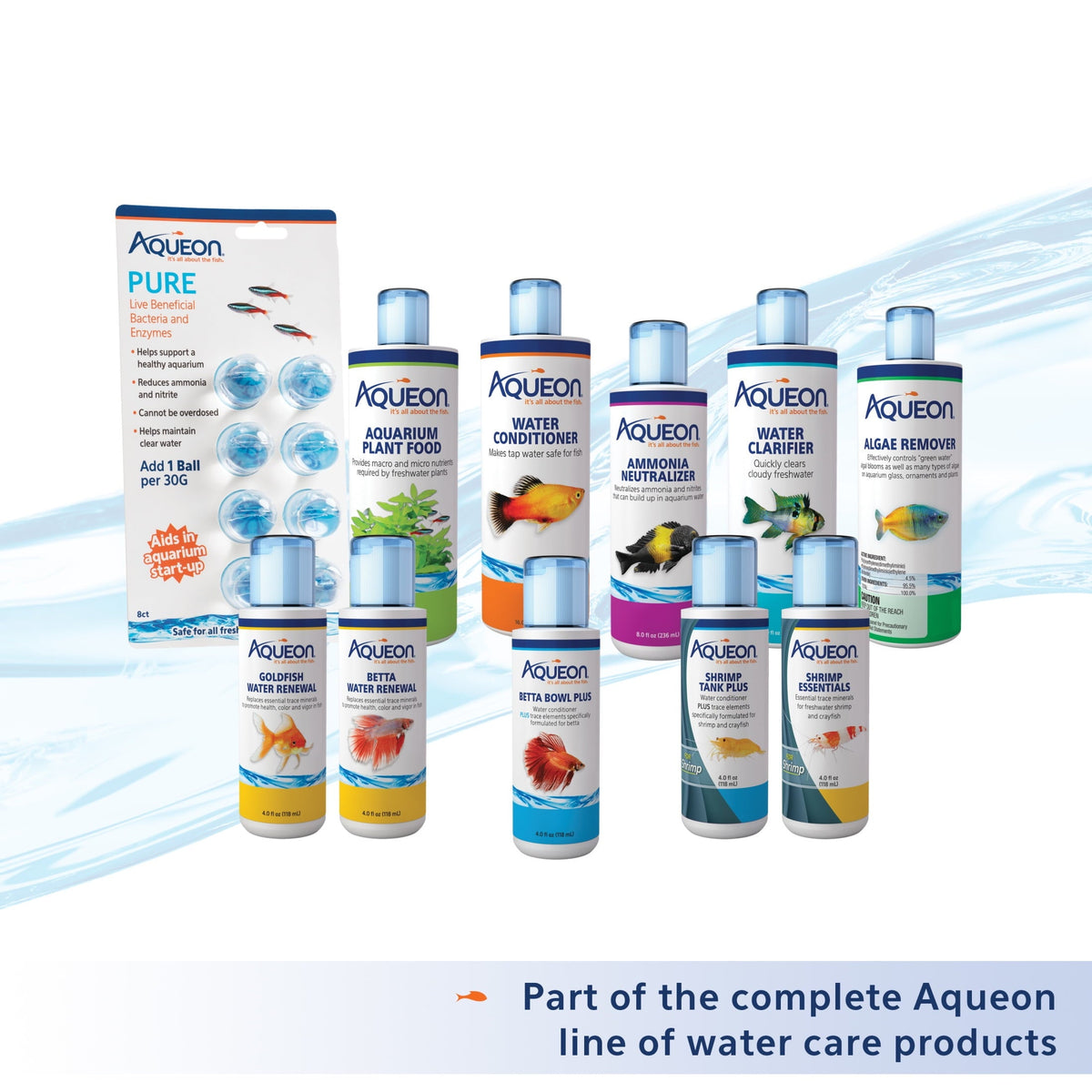 Aqueon Premium Aquarium Water Conditioner – 16 oz | Dechlorinator with Slime Coat Support | 5mL per 10 Gallons MJ's Pet Closet