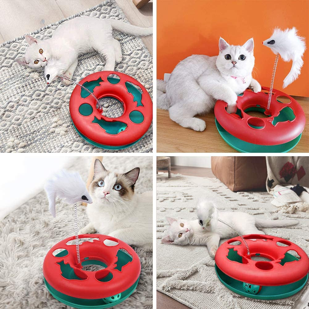Tower of Tracks Interactive Cat Toy Set – Track, Mouse & Ball MJ's Pet Closet