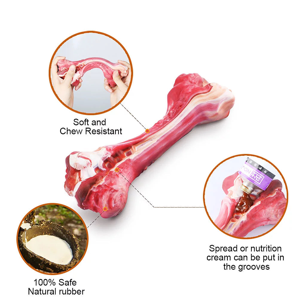 MASBRILL Indestructible Dog Chew Toy – Large Breed, Beef Flavor MJ's Pet Closet