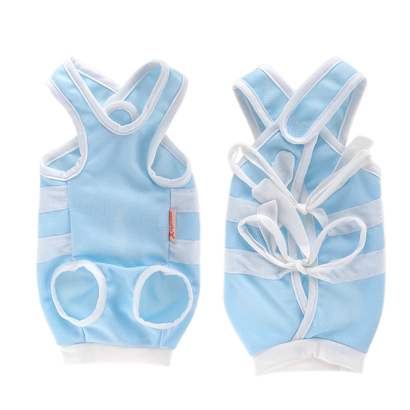 Thin Summer Cat Care Suit – Breathable Recovery Wear Pet Zen