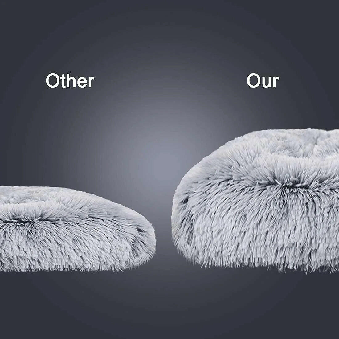 Large Anti-Anxiety Dog Bed Mat – Washable Faux Fur Plush with Non-Slip Base MJ's Pet Closet
