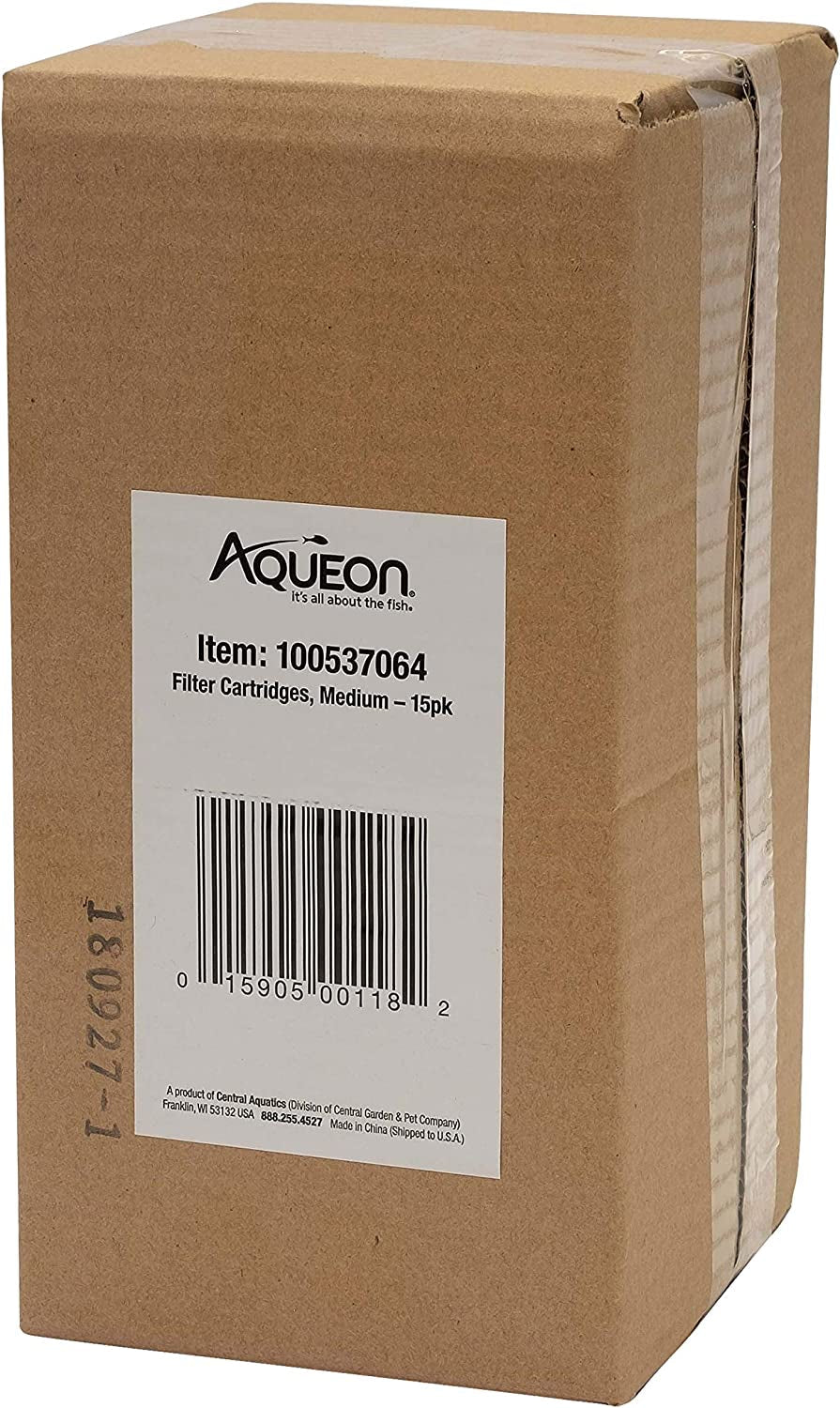 Aqueon Medium Replacement Filter Cartridges – 15-Pack | For QuietFlow Filters | 25% More Activated Carbon MJ's Pet Closet