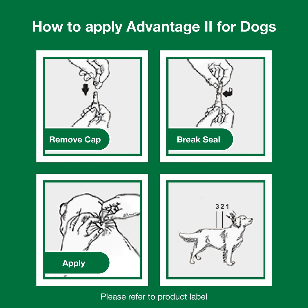 Advantage II Flea Treatment for Small Dogs (3-10 lbs) – 6-Month Supply MJ's Pet Closet