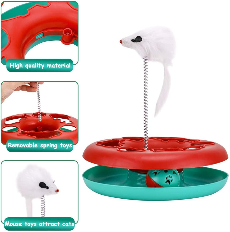 Tower of Tracks Interactive Cat Toy Set – Track, Mouse & Ball MJ's Pet Closet