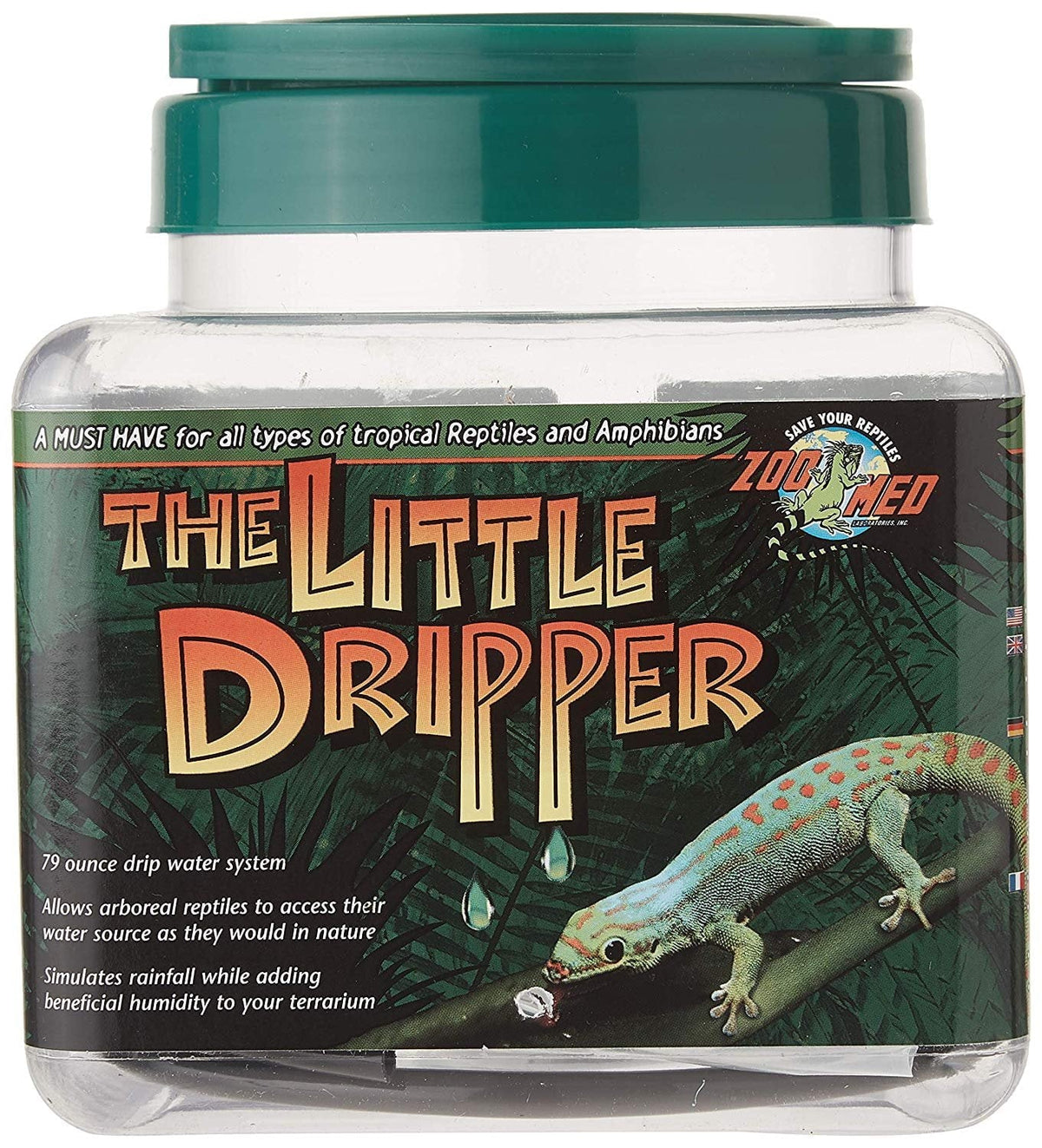 Zoo Med The Little Dripper container for reptiles on a white background