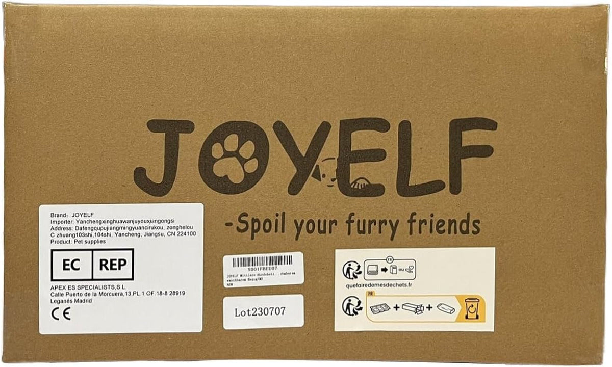 Large Memory Foam Dog Bed – Nonslip, Machine Washable Cover MJ's Pet Closet