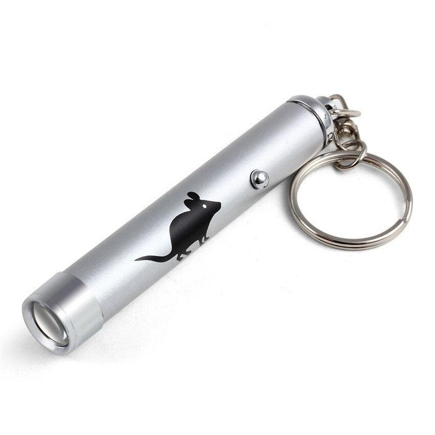 LED Laser Pointer Toy for Cats & Dogs | USB Rechargeable Interactive Pet Toy Stevvex