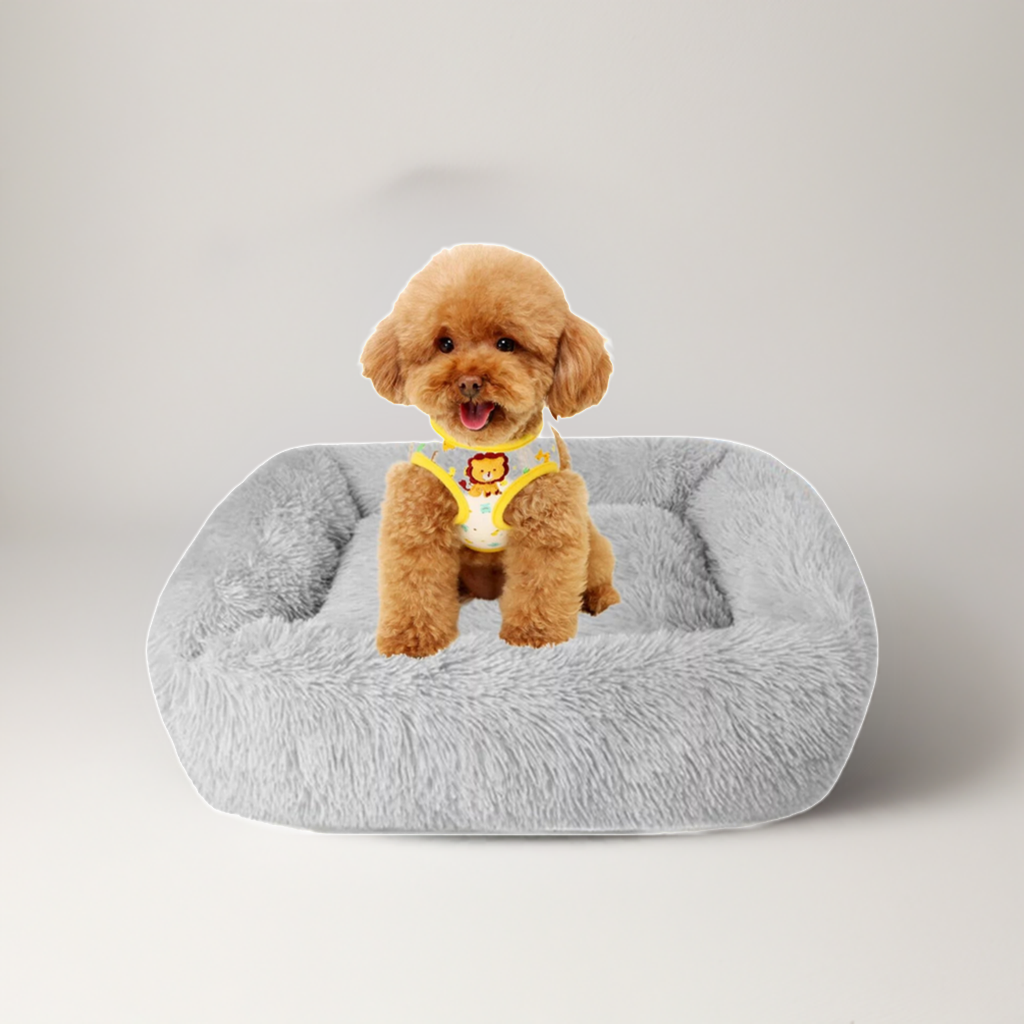 Washable Plush Pet Bed for Cats & Dogs – Self-Warming with Non-Slip Base MJ's Pet Closet