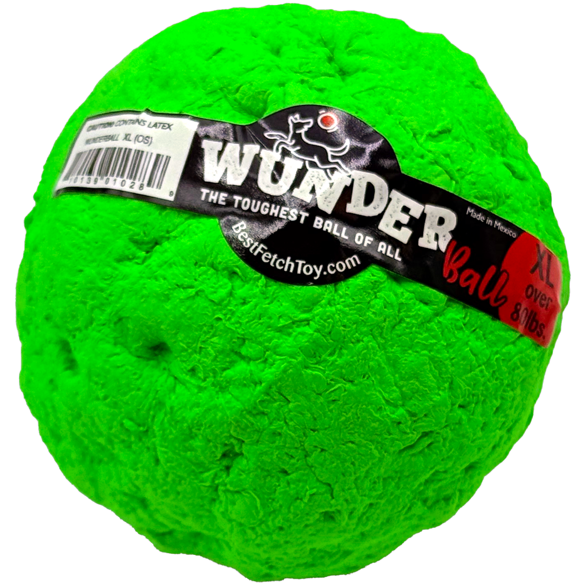 WUNDERball Dog Fetch Toy | 100% Natural Rubber, Floatable & Virtually Indestructible | S–XL WACKYstore