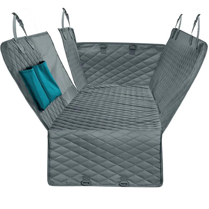 Dog Car Seat Hammock Cover | 100% Waterproof, Non-Slip Backseat Protector with Mesh Window EVSTITAN