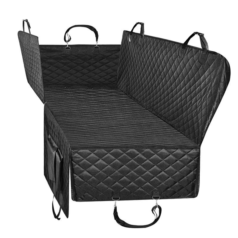 Dog Car Seat Hammock Cover | 100% Waterproof, Non-Slip Backseat Protector with Mesh Window EVSTITAN