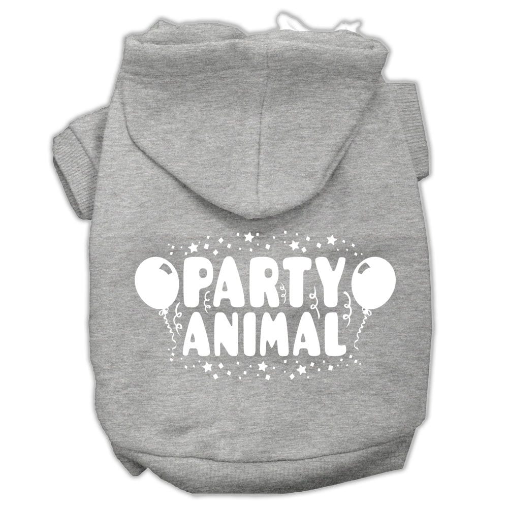 "Party Animal" Pet Hoodie | 65% Cotton Dog & Cat Sweatshirt | 9 Colors, XS–3X As You Wish Apparel