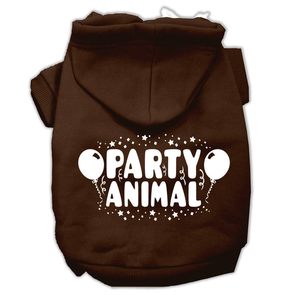 "Party Animal" Pet Hoodie | 65% Cotton Dog & Cat Sweatshirt | 9 Colors, XS–3X As You Wish Apparel