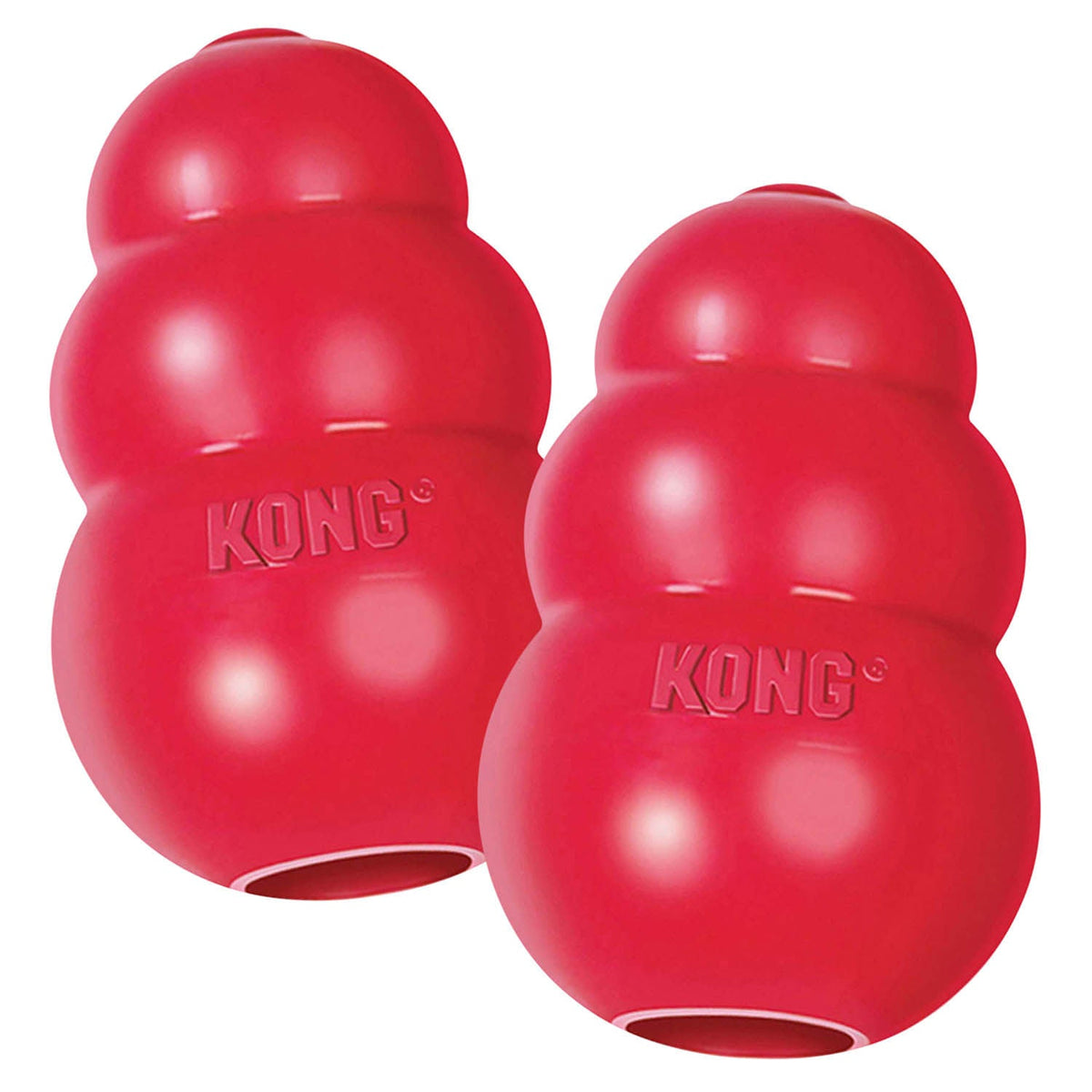 KONG Classic Dog Toy | Fillable Natural Rubber Chew Toy | XSmall to King Jeffers