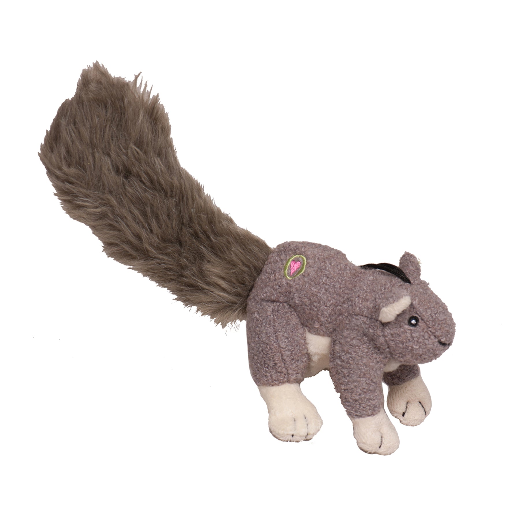 Feller Squirrel Plush Dog Toy – Soft, Squeaky Tug Toy for Dogs HuggleHounds
