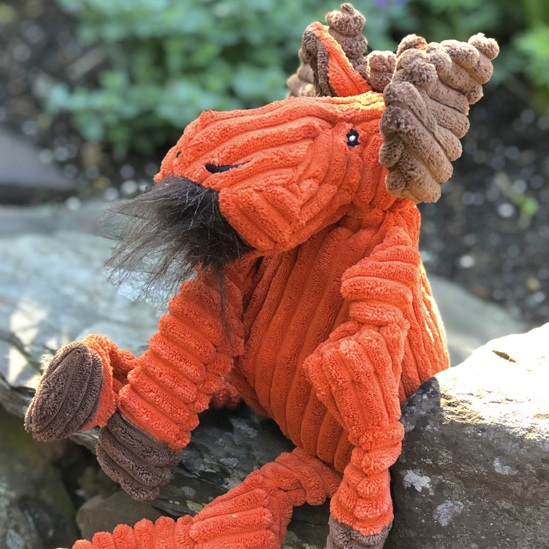 Morris Moose Knottie® Plush Dog Toy – 5-Squeaker Tug & Chew Toy HuggleHounds