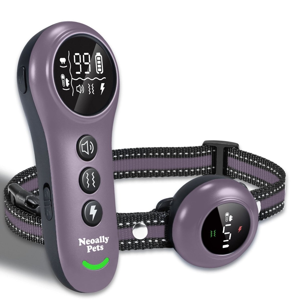 NeoAlly 2-in-1 Dog Training & Bark Control Collar (5–150 lbs) Neoallypets