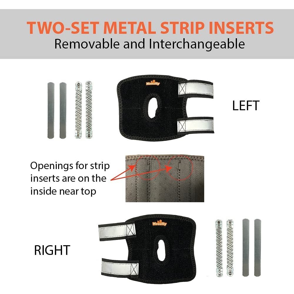 NeoAlly 3-in-1 Short Rear Leg Hock Brace for Smaller Dogs (Pair) Neoallypets