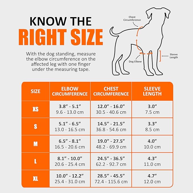 NeoAlly Dog Elbow & Shoulder Brace | Vet-Designed Joint Support for Dogs & Cats | XS–XL Neoallypets