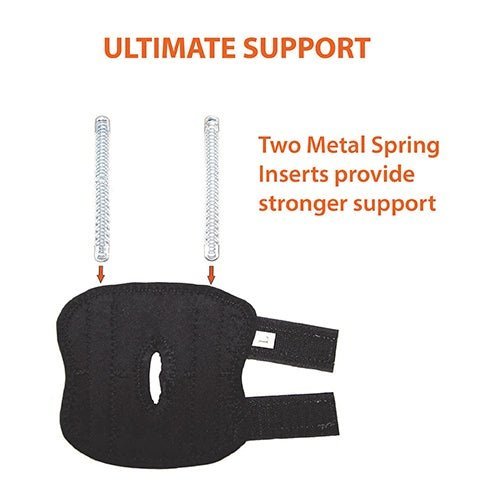 NeoAlly Rear Leg Hock Brace with Metal Spring Strips – Small Dogs, Short Version (Pair) Neoallypets