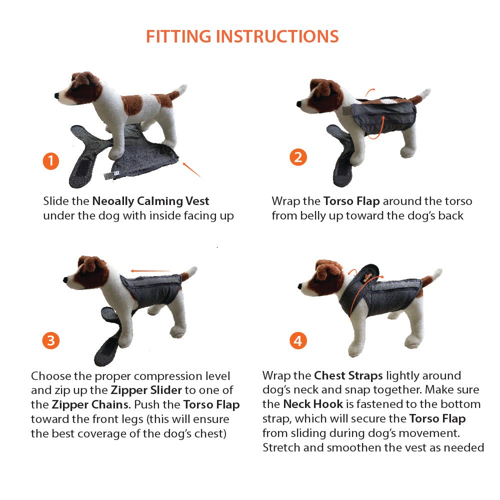 NeoAlly Surgical Recovery Vest for Dogs & Cats – Calming Compression Suit Neoallypets