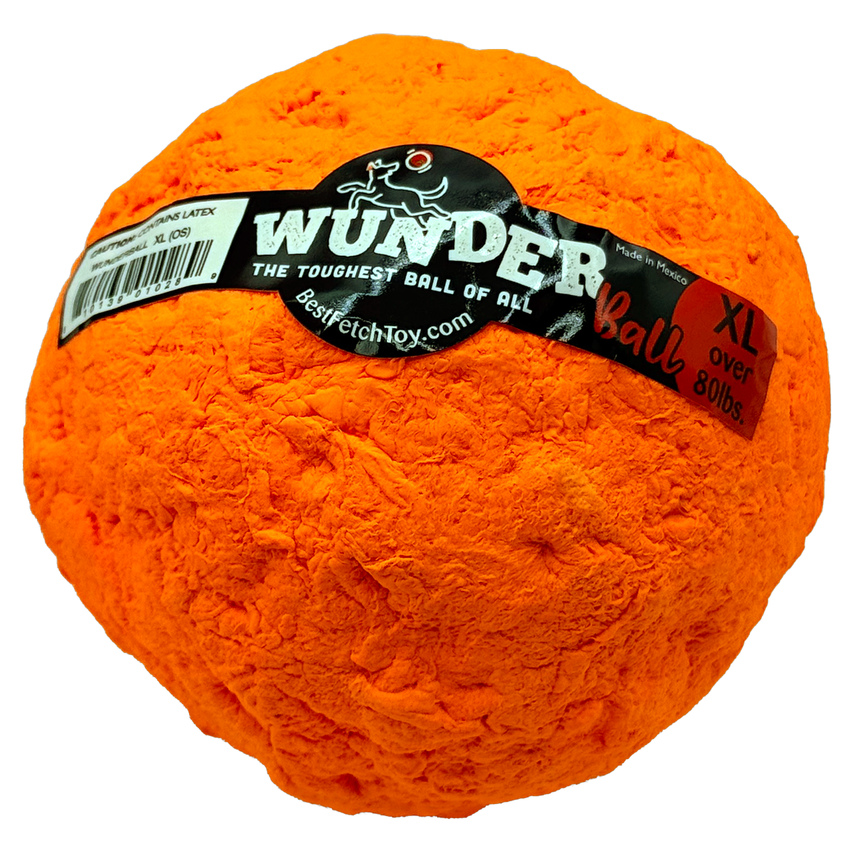 WUNDERball Dog Fetch Toy | 100% Natural Rubber, Floatable & Virtually Indestructible | S–XL WACKYstore