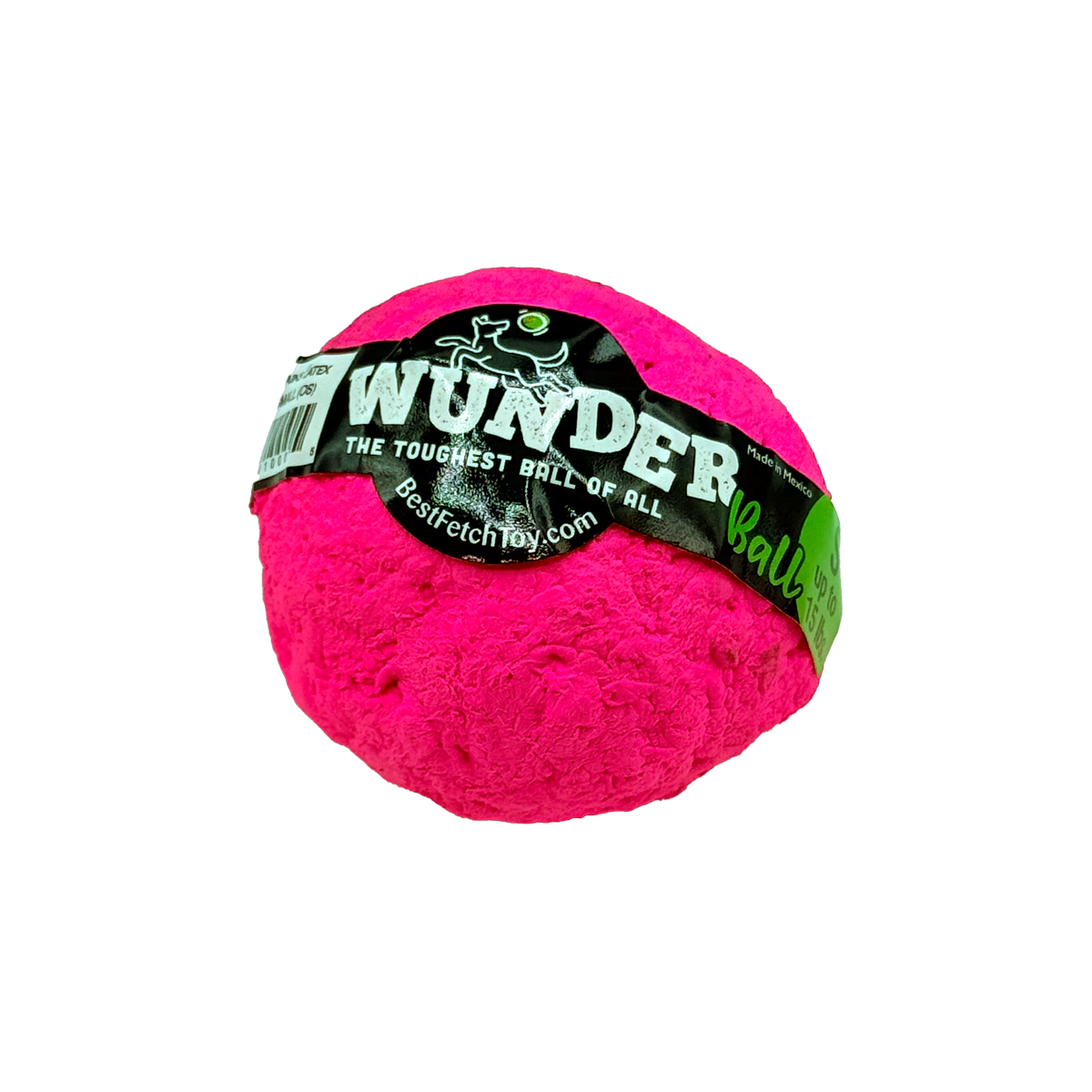 WUNDERball Dog Fetch Toy | 100% Natural Rubber, Floatable & Virtually Indestructible | S–XL WACKYstore
