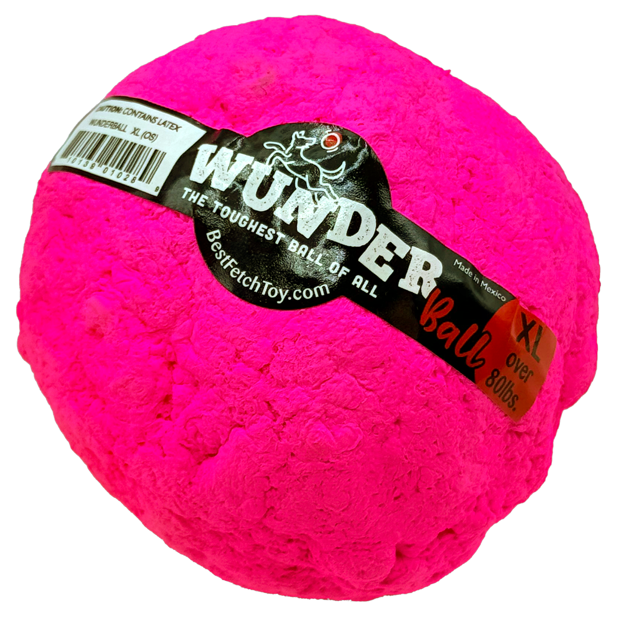 WUNDERball Dog Fetch Toy | 100% Natural Rubber, Floatable & Virtually Indestructible | S–XL WACKYstore