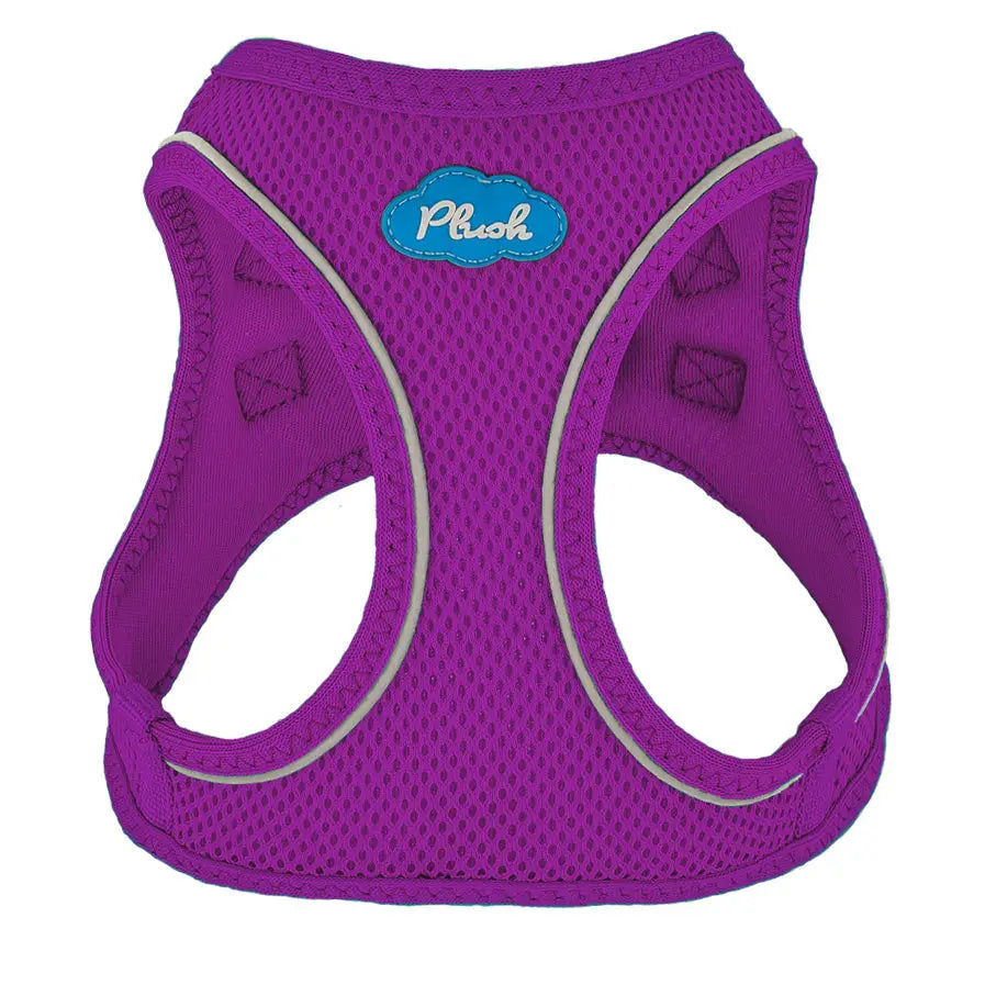 Plush Step-In Air Mesh Dog Harness – Purple MyPlushusa