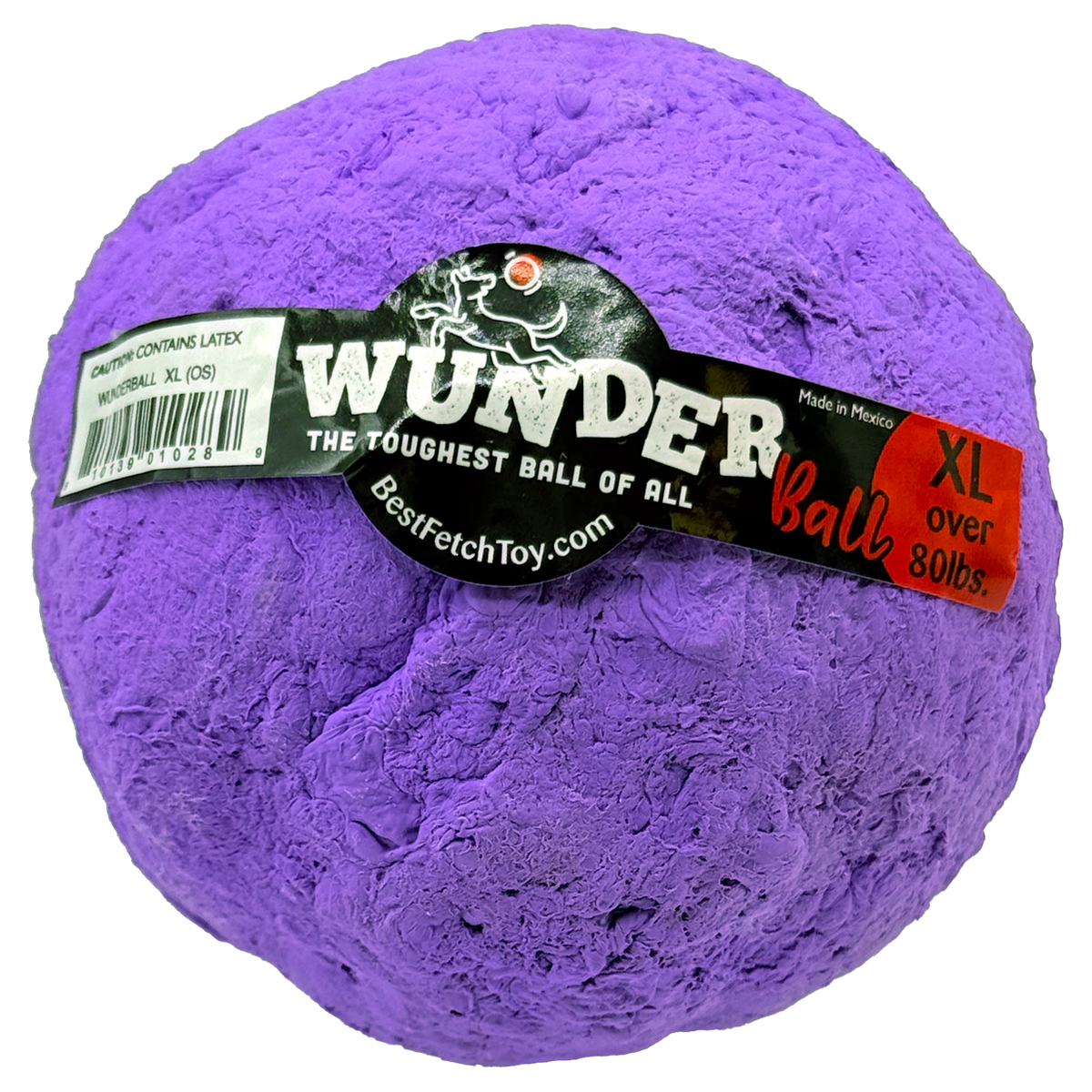 WUNDERball Dog Fetch Toy | 100% Natural Rubber, Floatable & Virtually Indestructible | S–XL WACKYstore