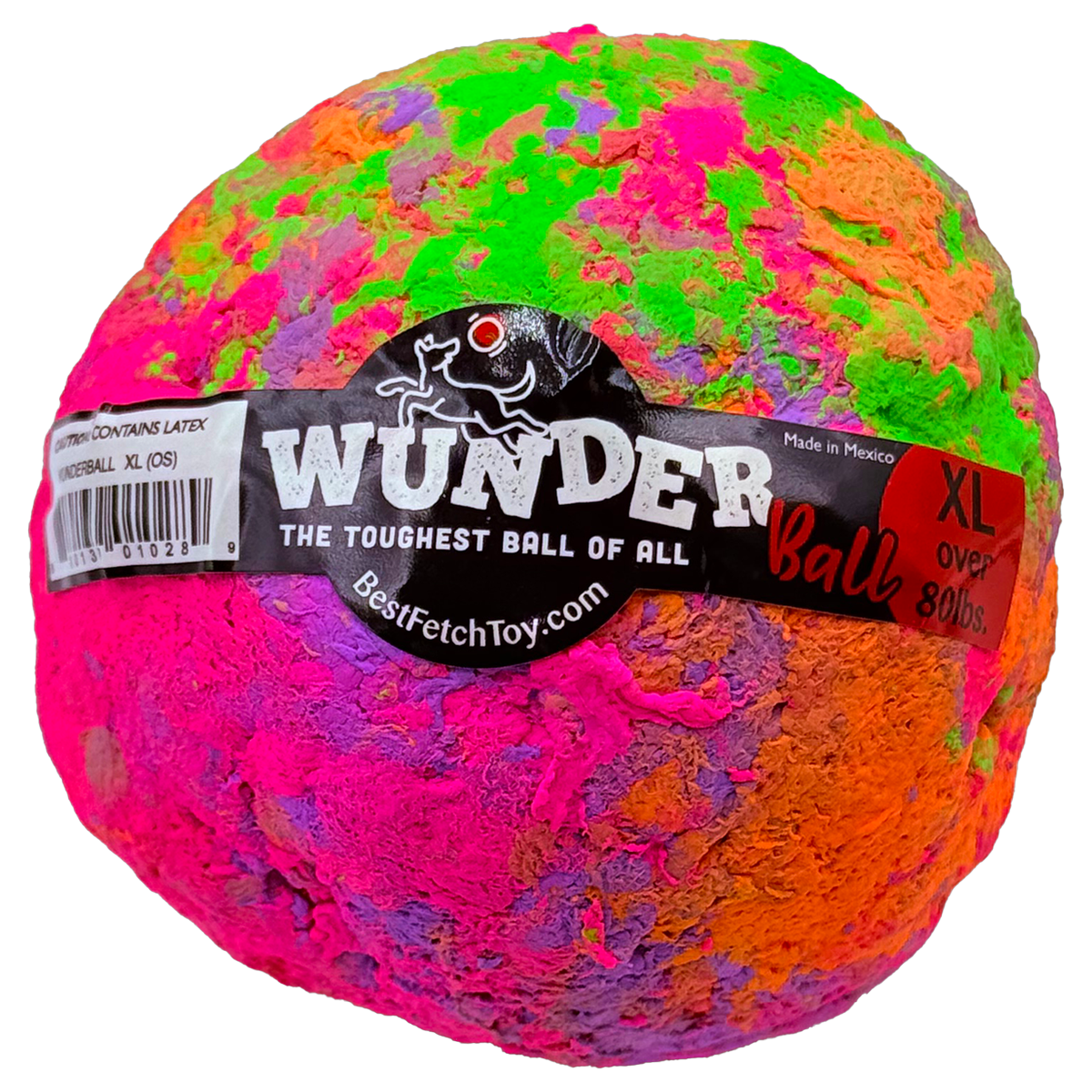 WUNDERball Dog Fetch Toy | 100% Natural Rubber, Floatable & Virtually Indestructible | S–XL WACKYstore
