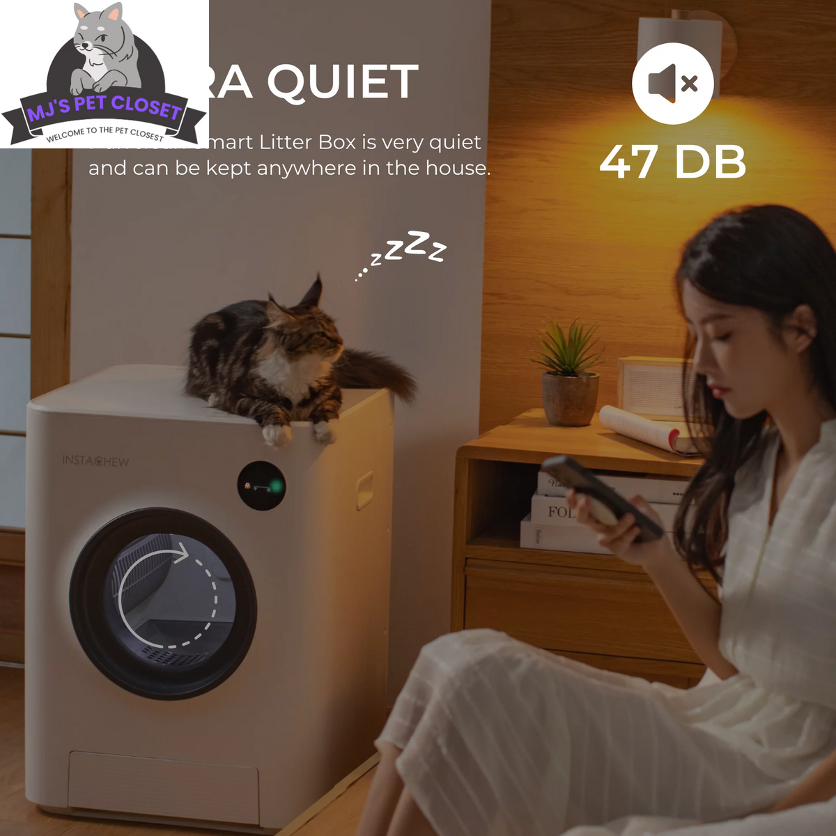 Purrclean Self-Cleaning Cat Litter Box – App Controlled, WiFi Enabled MJ's Pet Closet