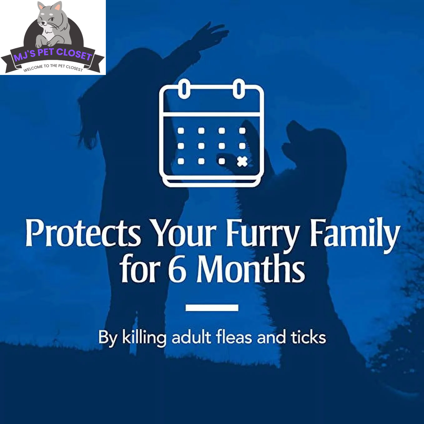 PetArmor Plus Flea & Tick Collar for Dogs – 6-Month Protection MJ's Pet Closet
